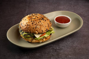 Pesto Grilled Chicken Burger [230 Gms]