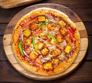 Paneer tikka pizza