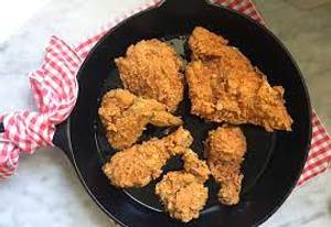 Pan fry chicken