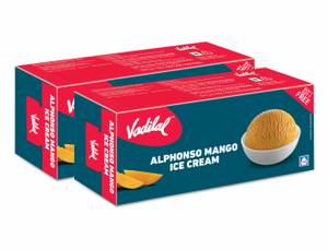 Alphonso Mango Party Pack Ice Cream [700 ML+ 700 ML]