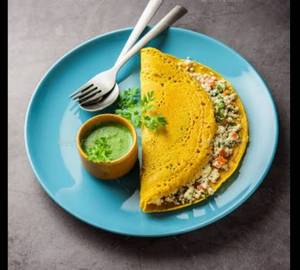 Besan Paneer Chilla [2 Pieces]