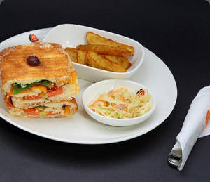 Mixed Roasted Vegetables Panini