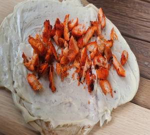 Barbeque chicken kebab shawarma
