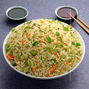 Spring Onion Garlic Fried Rice