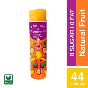 Sugar Free Vegan Mango Passion Fruit Popsie [pack Of 2]