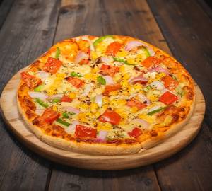 Barbeque veg pizza                   
