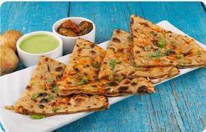 Aloo Paratha with Curd
