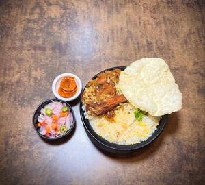 Chicken dum biriyani 750 ml (1 peice)