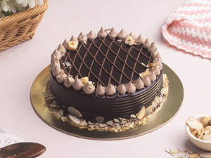 Almond Hazelnut Chocolate Cake