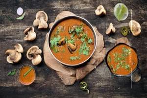 Mushroom Kadai Special