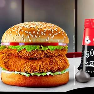Fry Chicken Burger