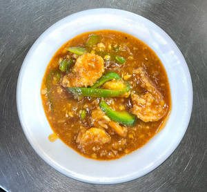 Green & Red Pepper Prawn