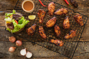 Char Grilled Chicken Wings