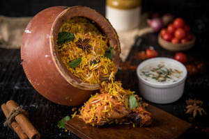 Saffron Chicken Biryani