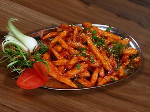 Honey Chilli Potatoes