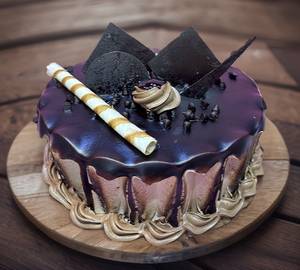 Choco Rock Cake (eggless)