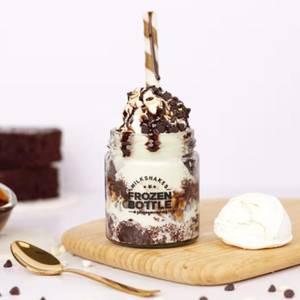 Chocolate Vanilla Fudge Ice-cream Dessert Jar