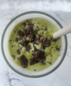 Iced Cookies & Cream Matcha Latte