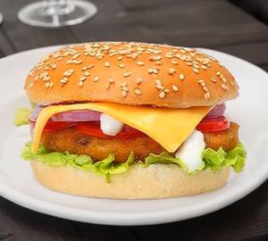 Veg cheese burger
