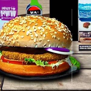 Veg Paneer Chilli Lava Burger