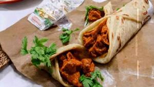 Butter Chicken Roll (Double)