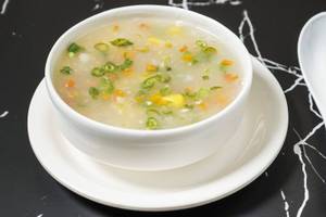 Veg sweet corn soup