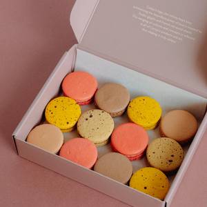 Assorted Macarons (Box of 12)