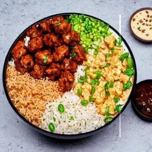 Chicken Popcorn Rice Bowl 