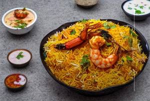 Prawns Mughlai Biryani