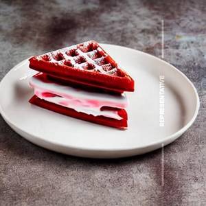 Red velvet waffle 
