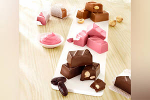 Gianduja Trilogy - Assorted Hazelnut infused 12 Chocolate Cubes
