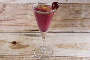 Pink lady mocktail