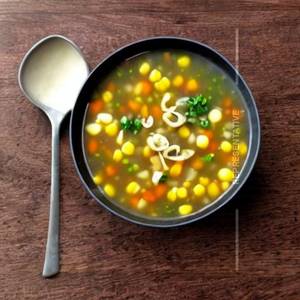 Sweet Corn Veg Soup 
