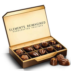 Elements Reimagined - Nature inspired 10 Chocolate Pralines