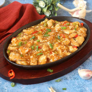 Garlic Chicken With Bone Gravy