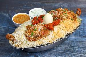Chicken dum biryani half
