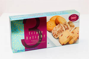 Triple Delight ( Fruit.cashew.osmania  Biscuit 600gm)