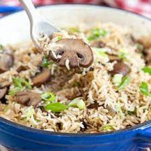 Egg Mushroom Fried Rice