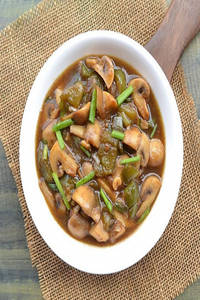 Chilli Mushroom - Gravy