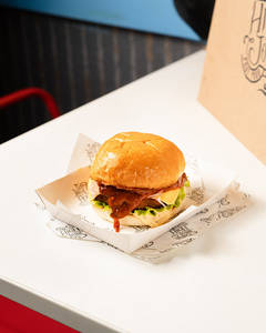 Schezwan Chicken Burger