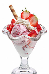 Strawberry Delight Sundae