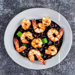 Prawns in Black Bean Sauce