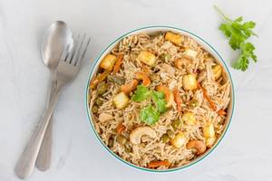 Paneer cashew fried rice