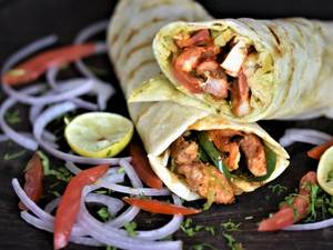 Mushroom Tikka Roll