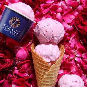 ROSE PETAL ICE CREAM
