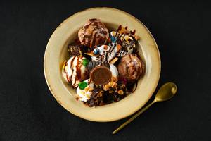 Chocolate Brownie Sundae