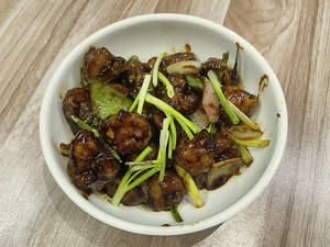 Dry Chilli Mushroom