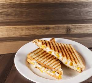 Veg paneer corn sandwich