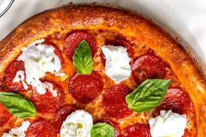 Pepperoni Burrata Pizza