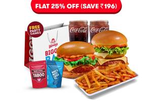 FLAT 25% Off on Cheesynator & Tandoori Chicken, Piri Piri Fries & 2 Coke